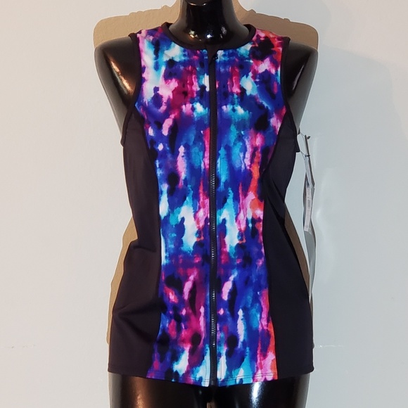 Miraclesuit Swim Athletic Top size S - Picture 1 of 7